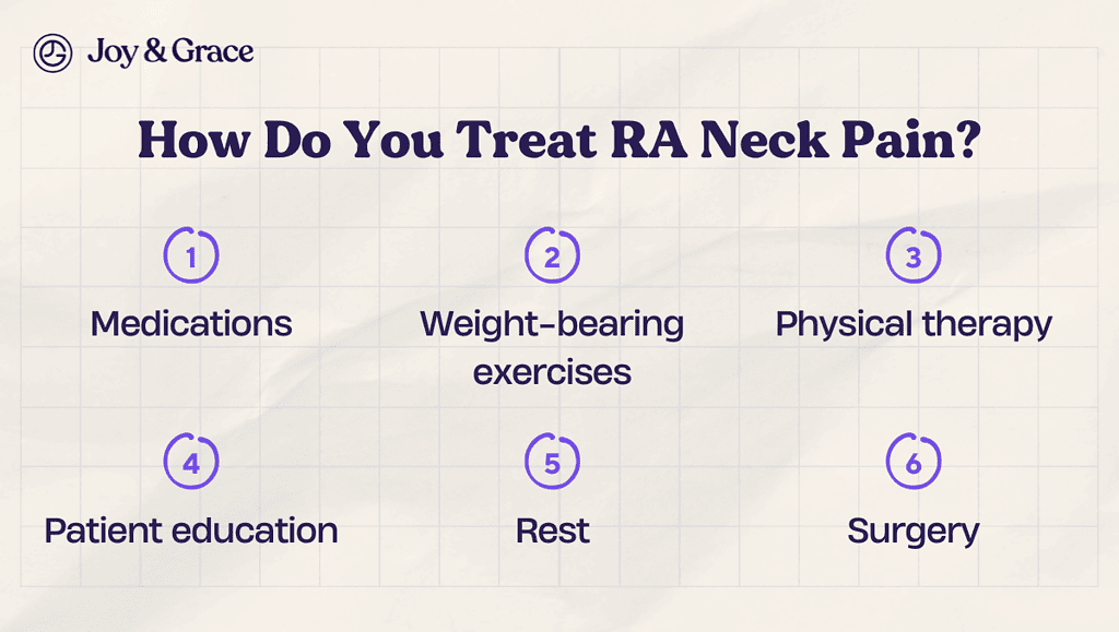 How Do You Treat RA Neck Pain