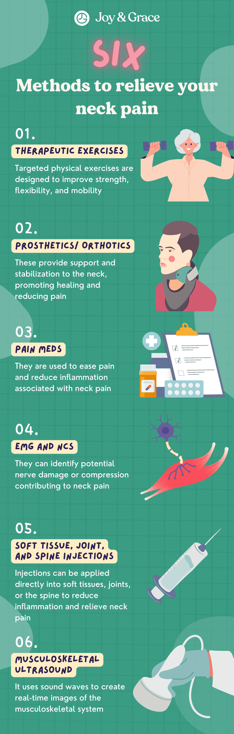 Six methods to relieve your neck pain