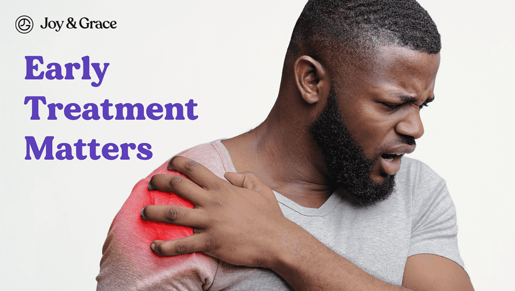 Early treatment matters for rotator cuff pain.