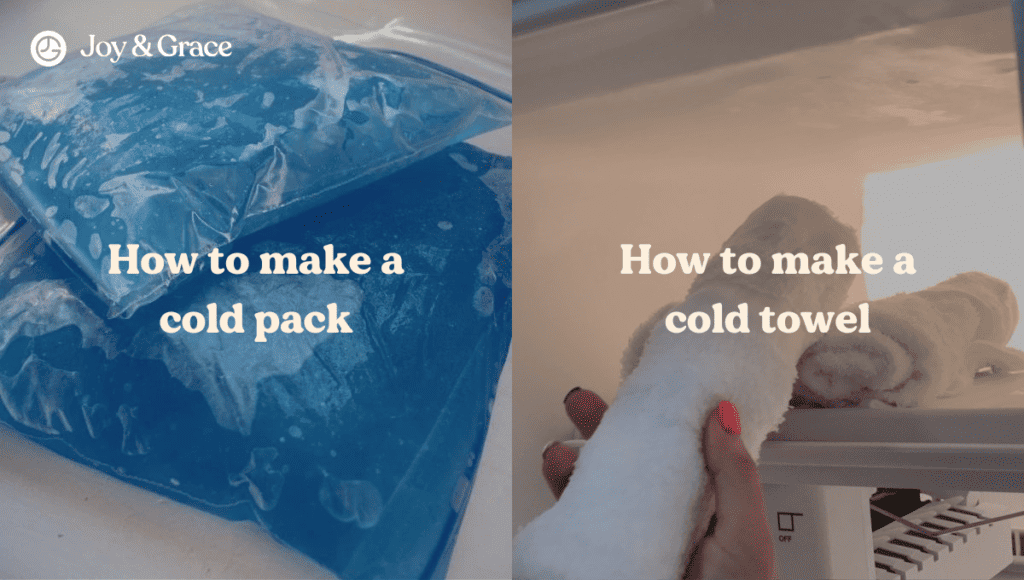 How to make a cold pack towel for shoulder pain relief.