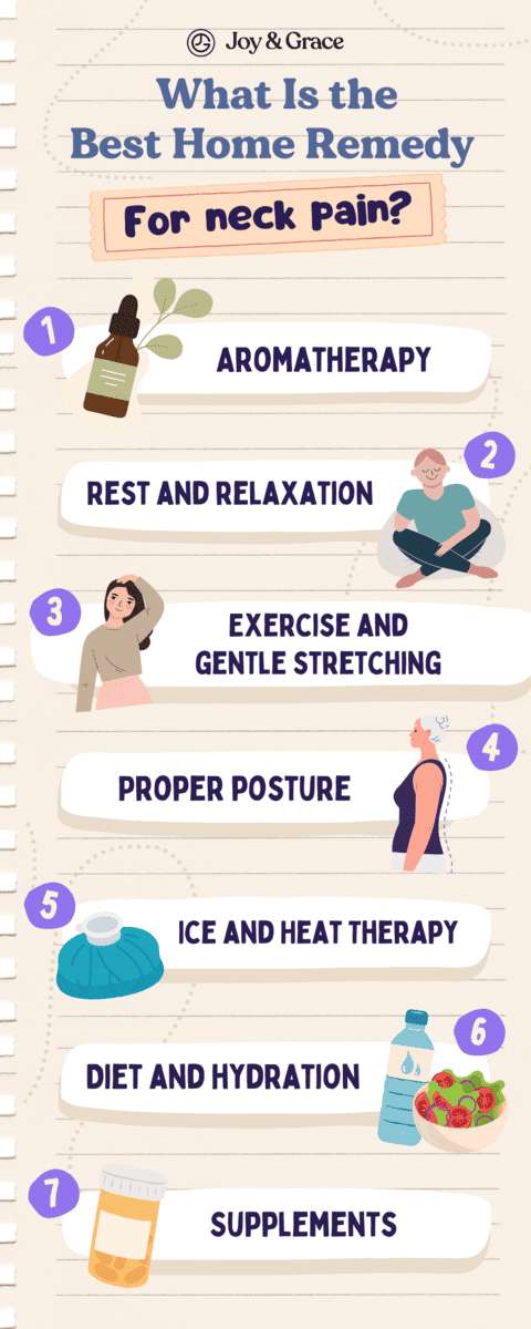What's the best home remedy for neck pain?